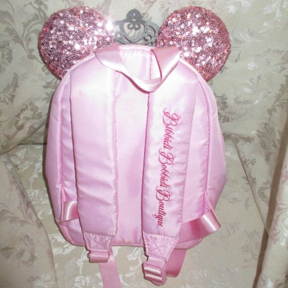 RARE Disney Cruise Line DCL Bibbidi Bobbidi Boutique Backpack PInk bippity main image 4